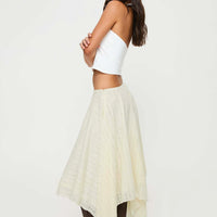 Gratitude Midi Skirt Cream