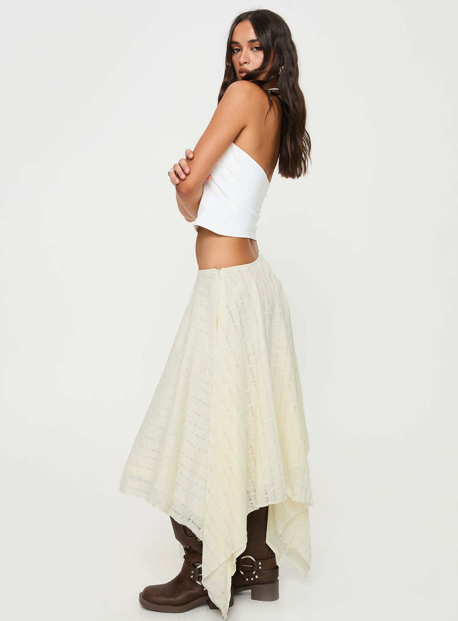 Gratitude Midi Skirt Cream