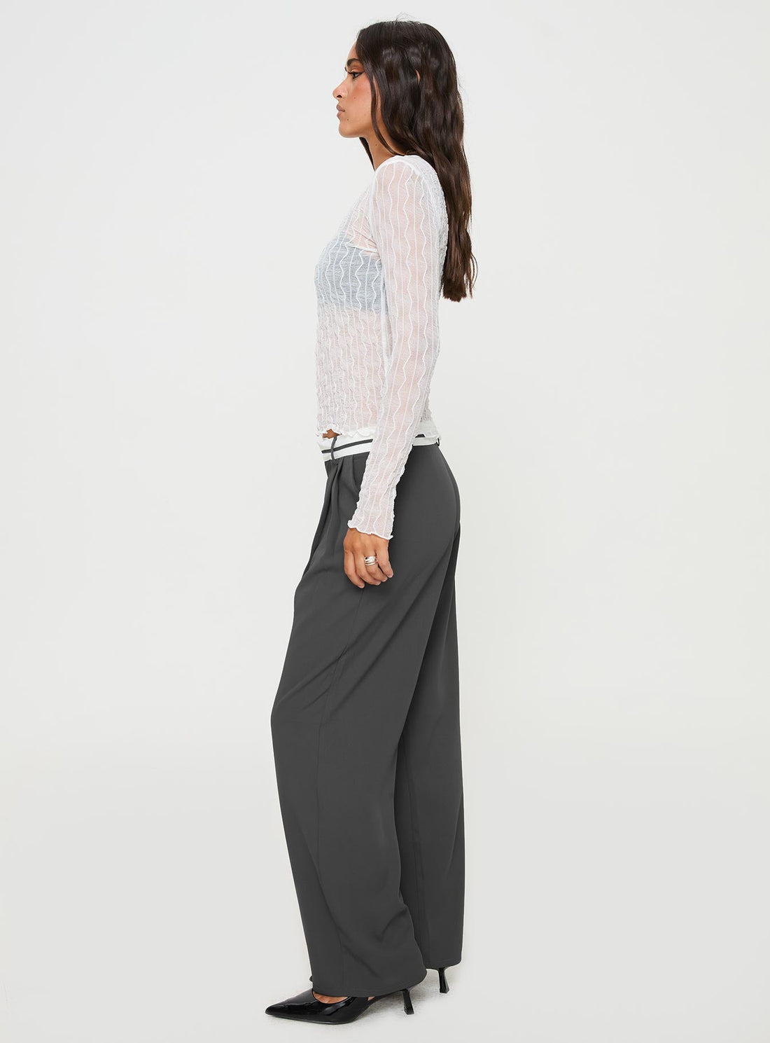 Tennent Low Waist Pants Slate