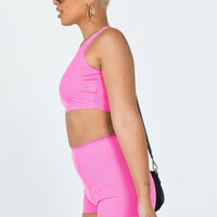 Kesor Knit Shorts Pink