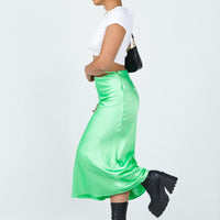 Nola Midi Skirt Green