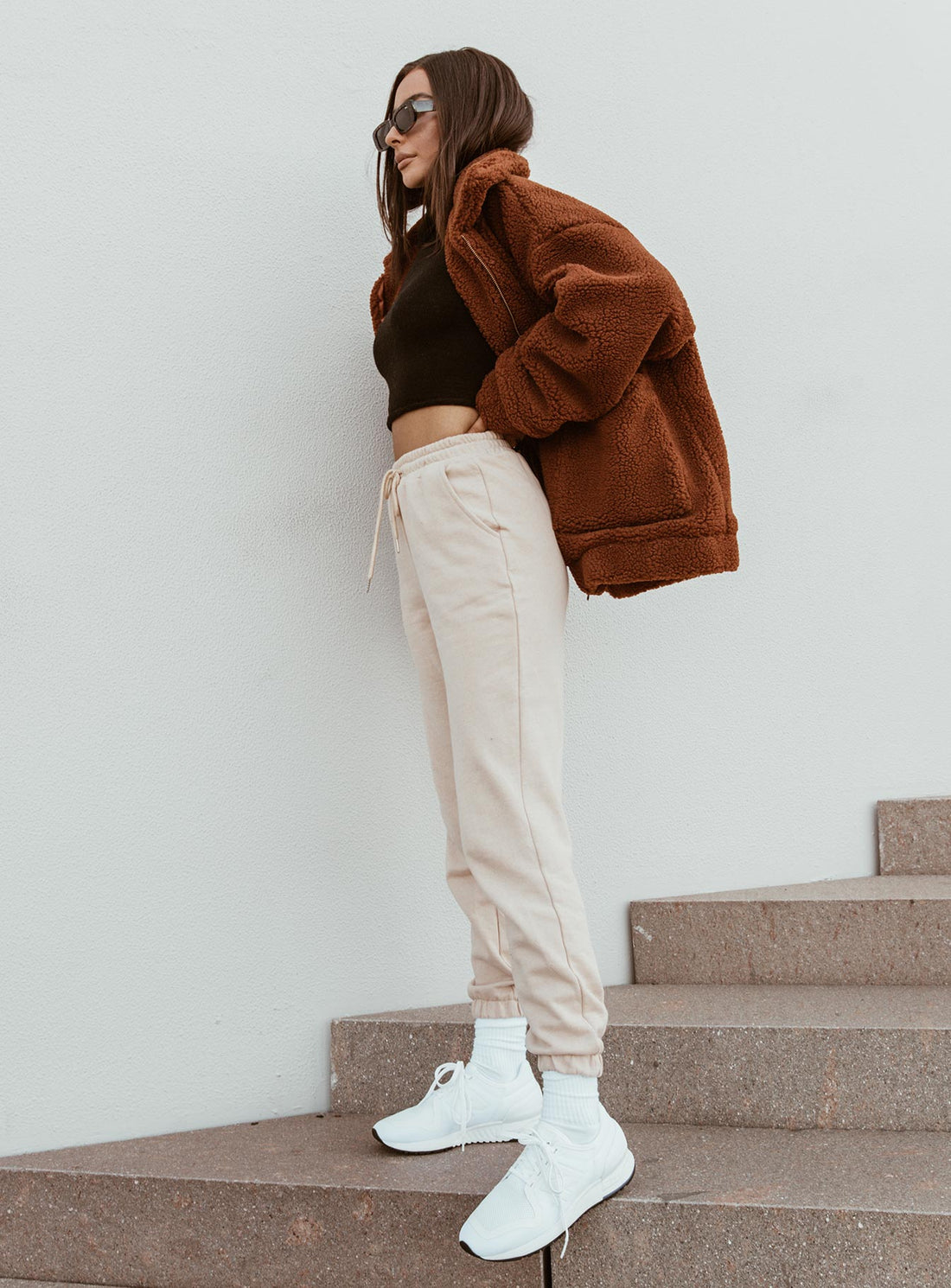 Nero Sweat Pants Beige
