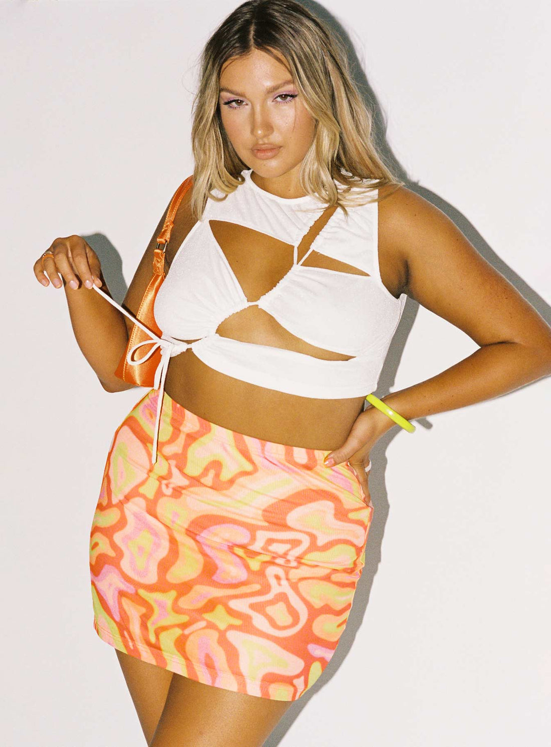 Balanced Mini Skirt Multi