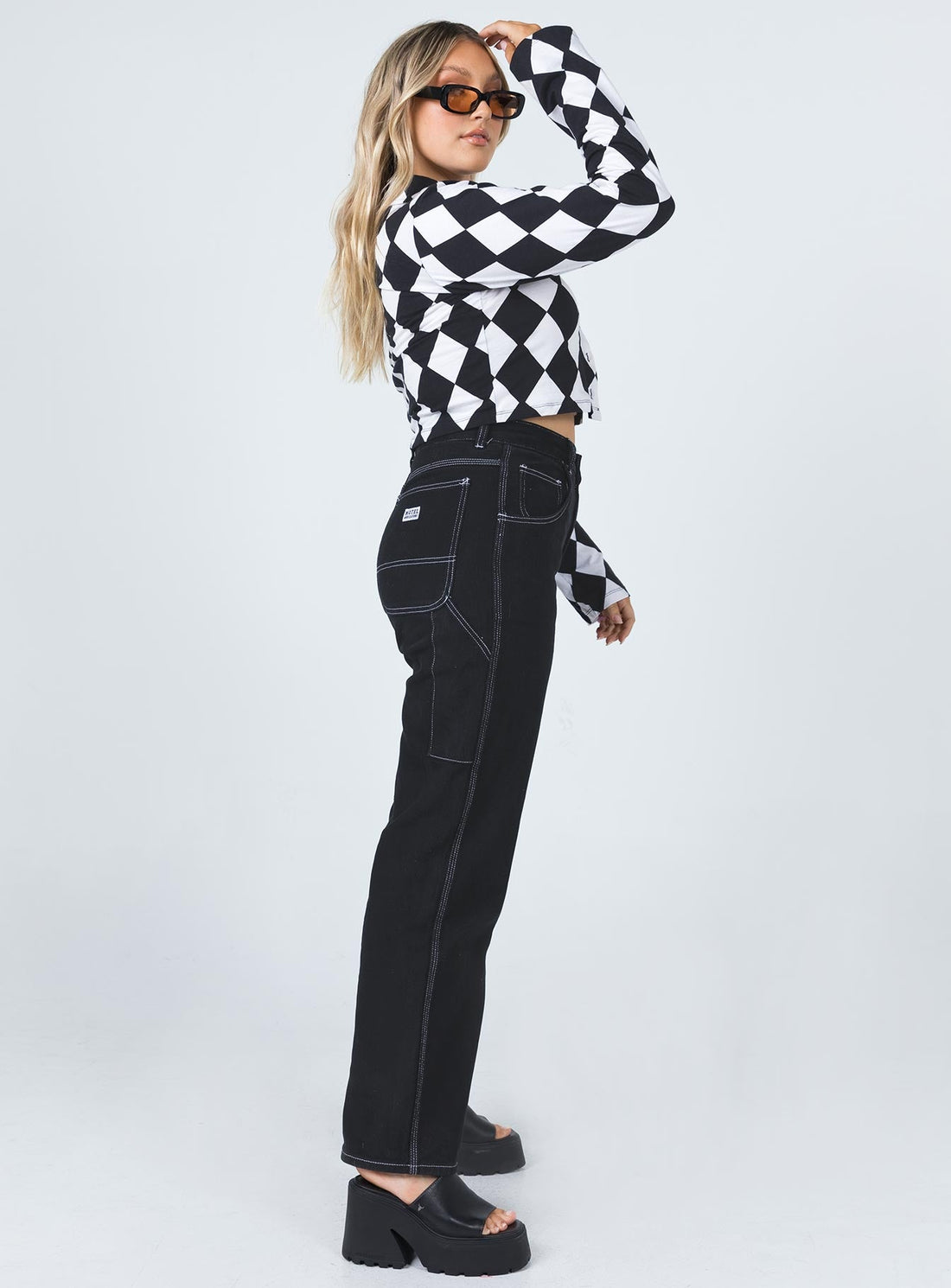 Motel Carpenter Jeans Black