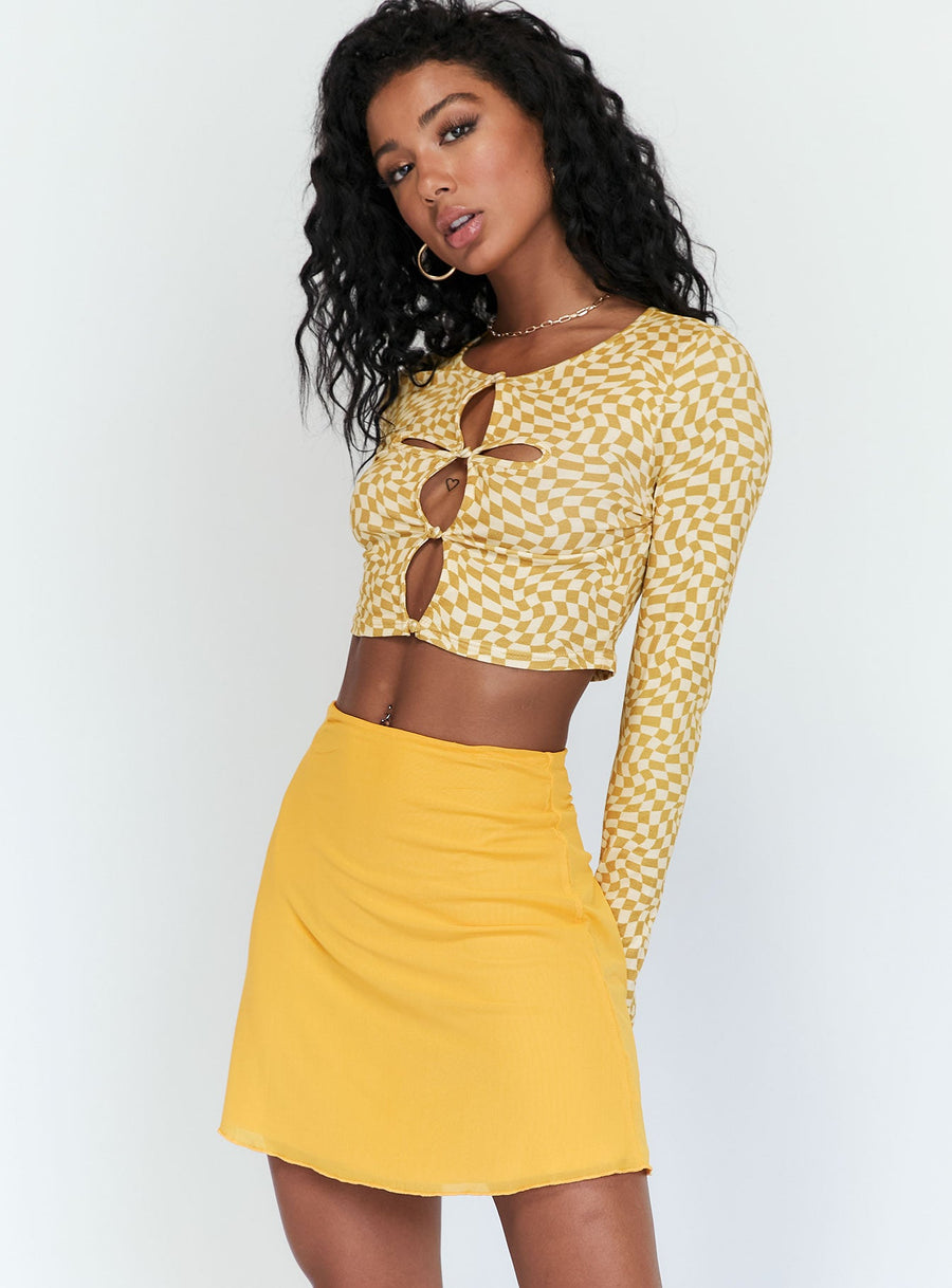 Baxter Mini Skirt Orange