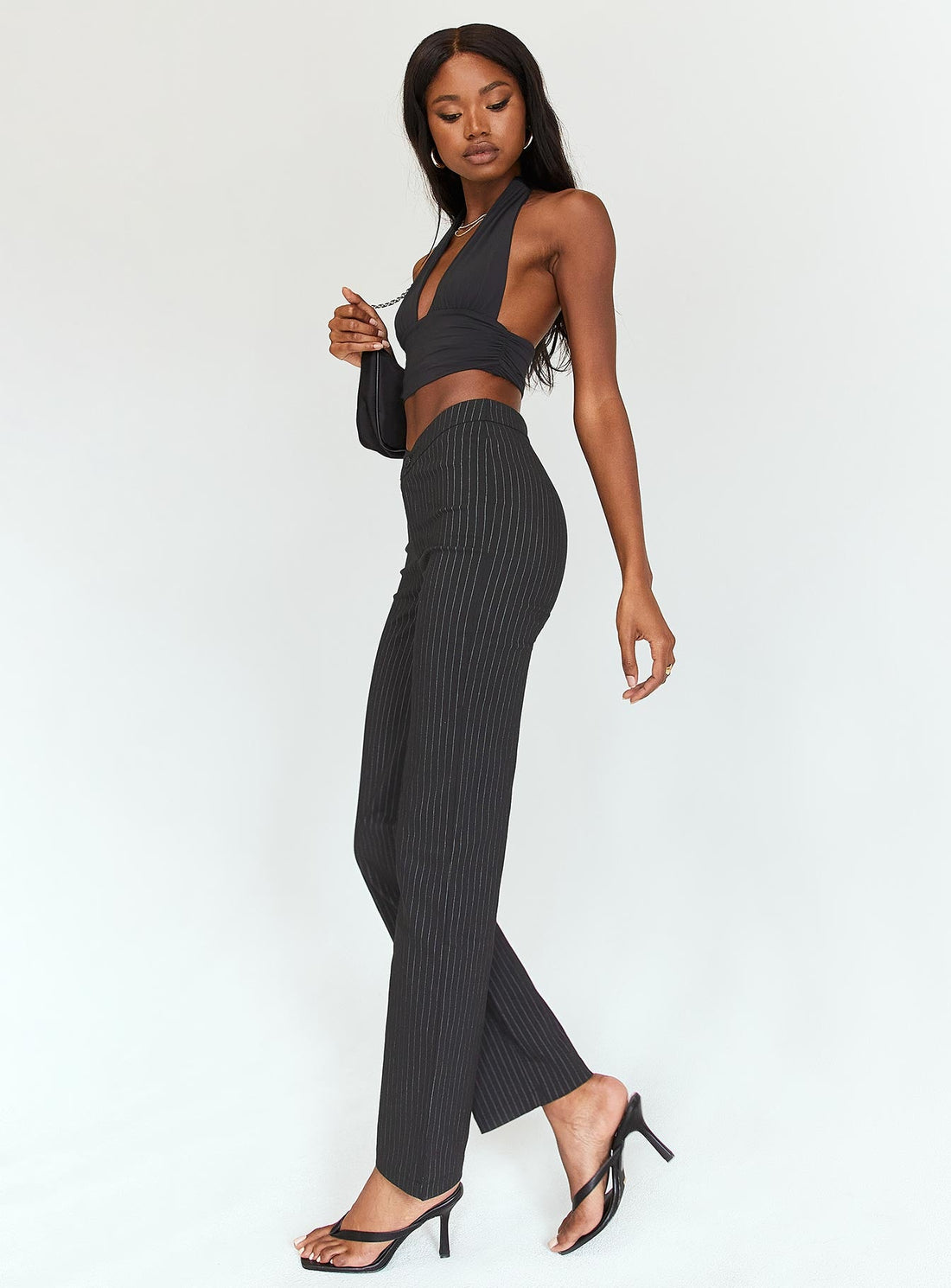 Billie D Ring Pants Black
