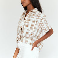 Elise Shorts White