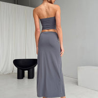 Lowell Maxi Skirt Grey