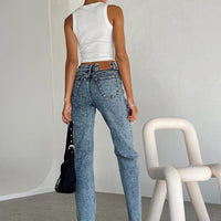 Calabasas Straight Leg Jeans Denim