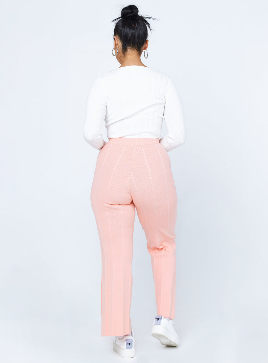 Philipa Knit Pants Pink