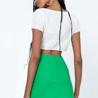 Kariss Mini Skirt Green