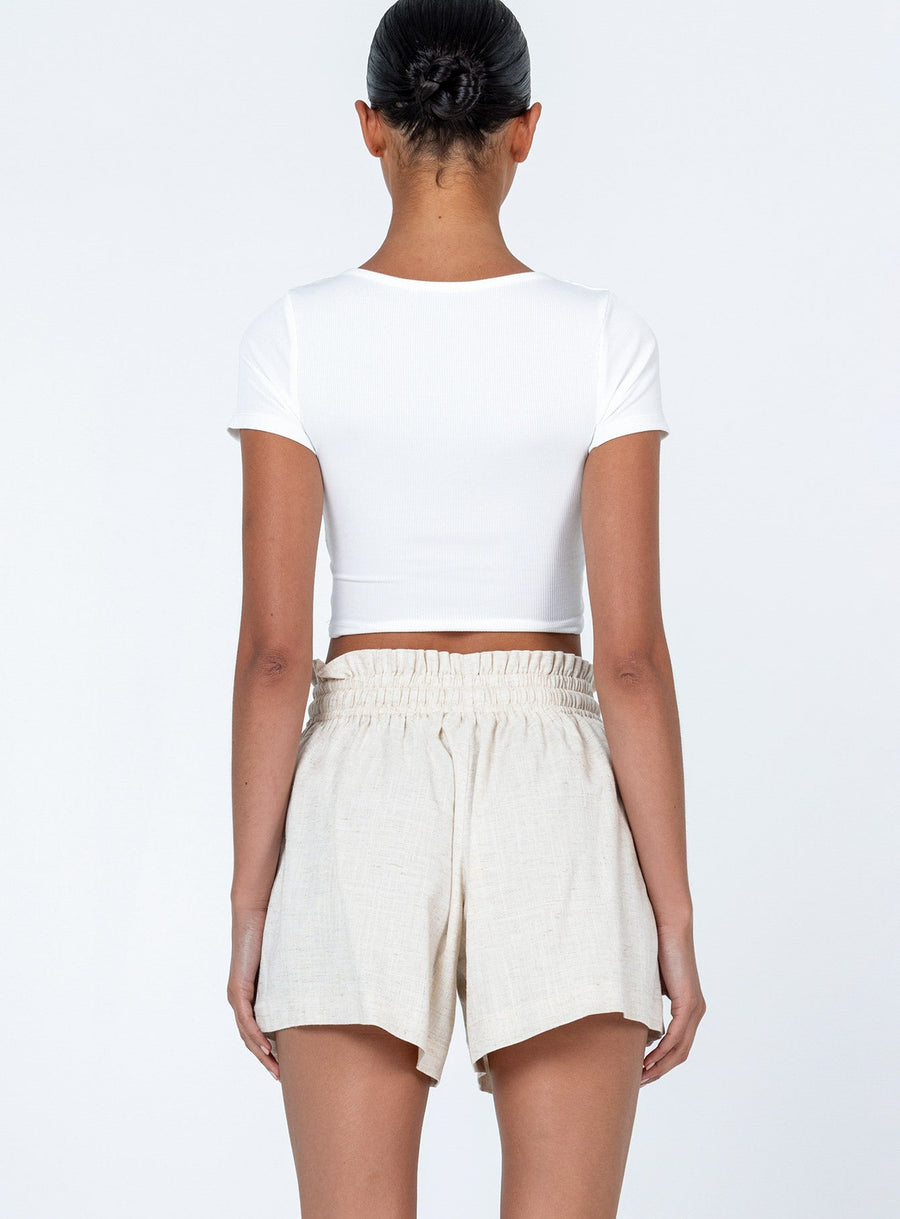 Sarah Shorts Beige