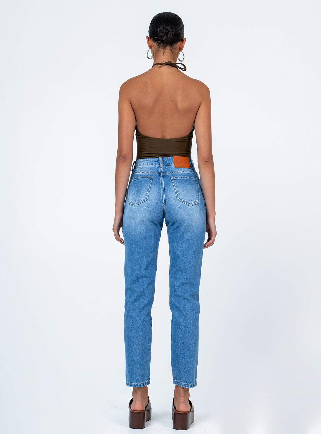Abarca Straight Leg Denim Jeans