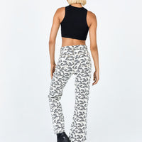 Meilani Lounge Denim Jeans Off White