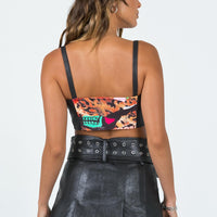 Emporium PU Mini Skirt Black