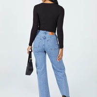 Damika Wide Leg Denim Jeans