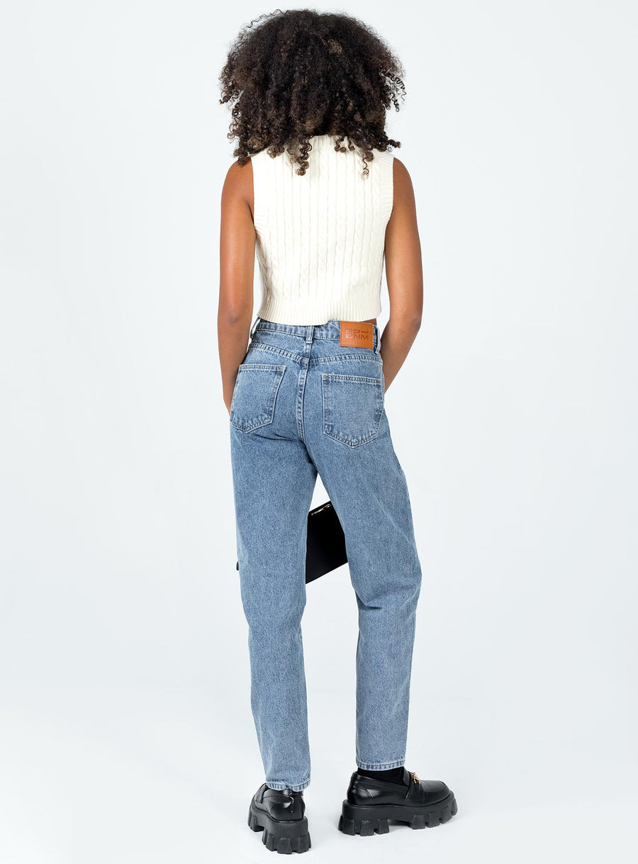 Tulum Straight Leg Denim Jeans