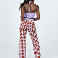 Kirsty Retro Tile Pants Pink