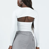 Not Going Home Mini Skirt Grey