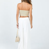 Brunie Pants White