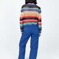 Fallout Mid Rise Cargo Pants Blue