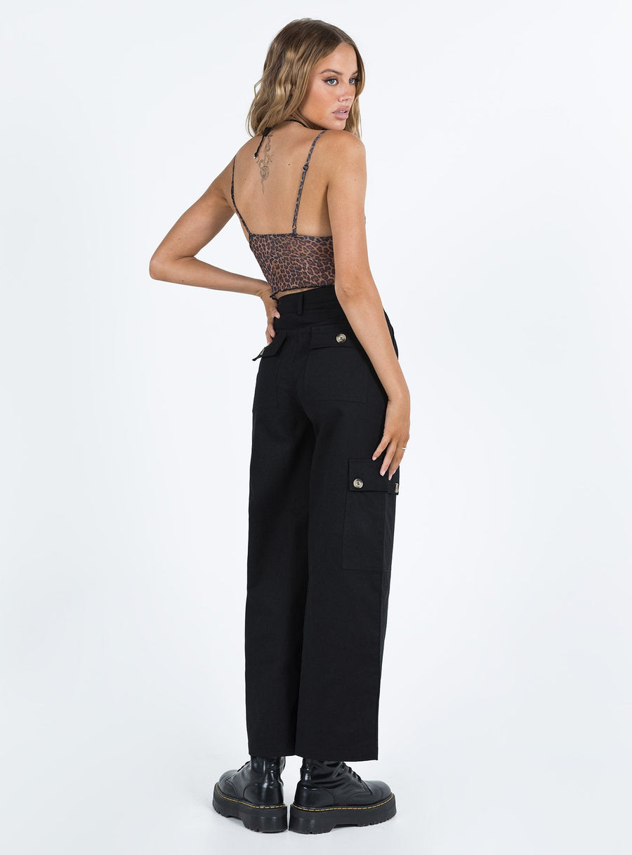 Worley Cargo Pants Black
