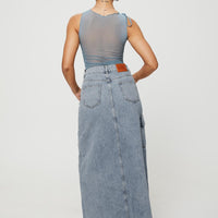 McGuane Denim Midi Skirt Petite