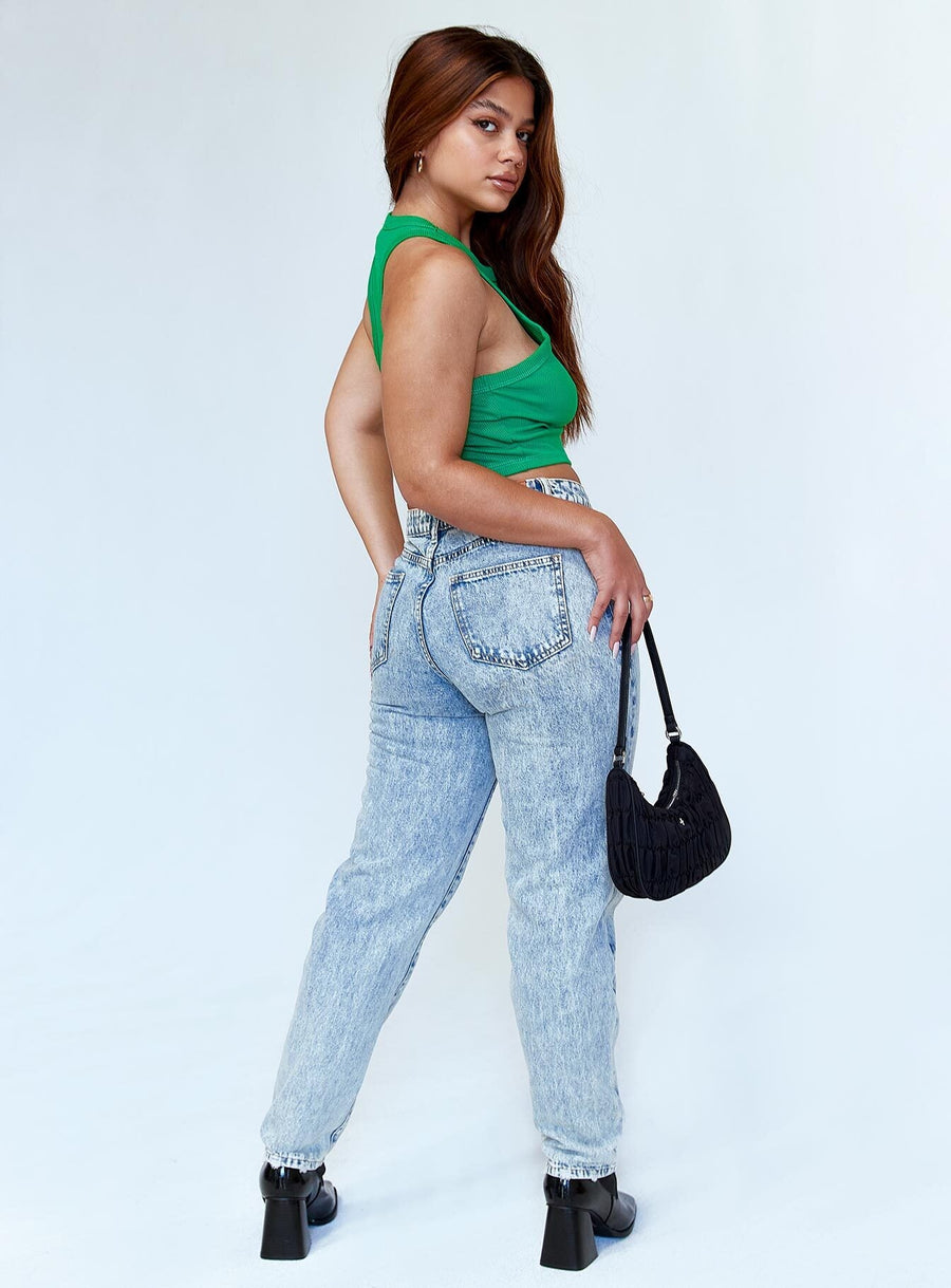 Zaiden Straight Leg Jeans Light Wash Denim