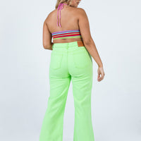 Denver Denim Jeans Lime Green