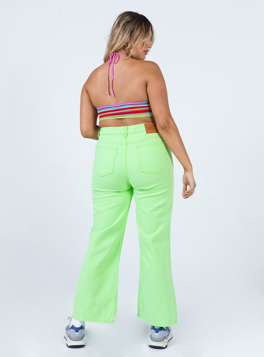 Denver Denim Jeans Lime Green