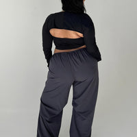 Snow Parachute Pants Slate Curve