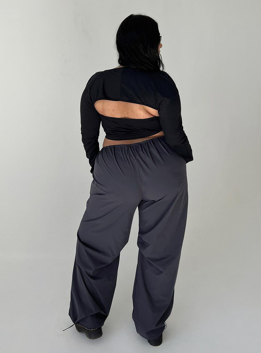 Snow Parachute Pants Slate Curve