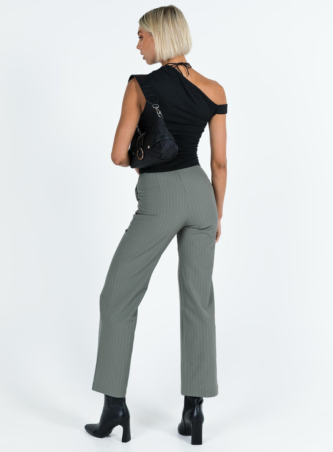Alizzi Pant Grey Pinstripe