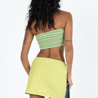 Mani Mini Skirt Yellow
