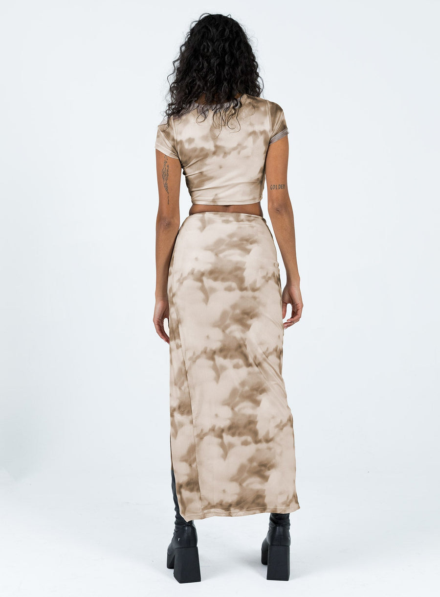 Rosie Mesh Set Beige Multi