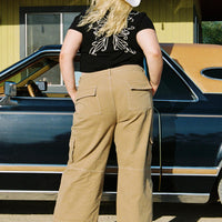 Dust Dancing Cargo Pant Curve Camel