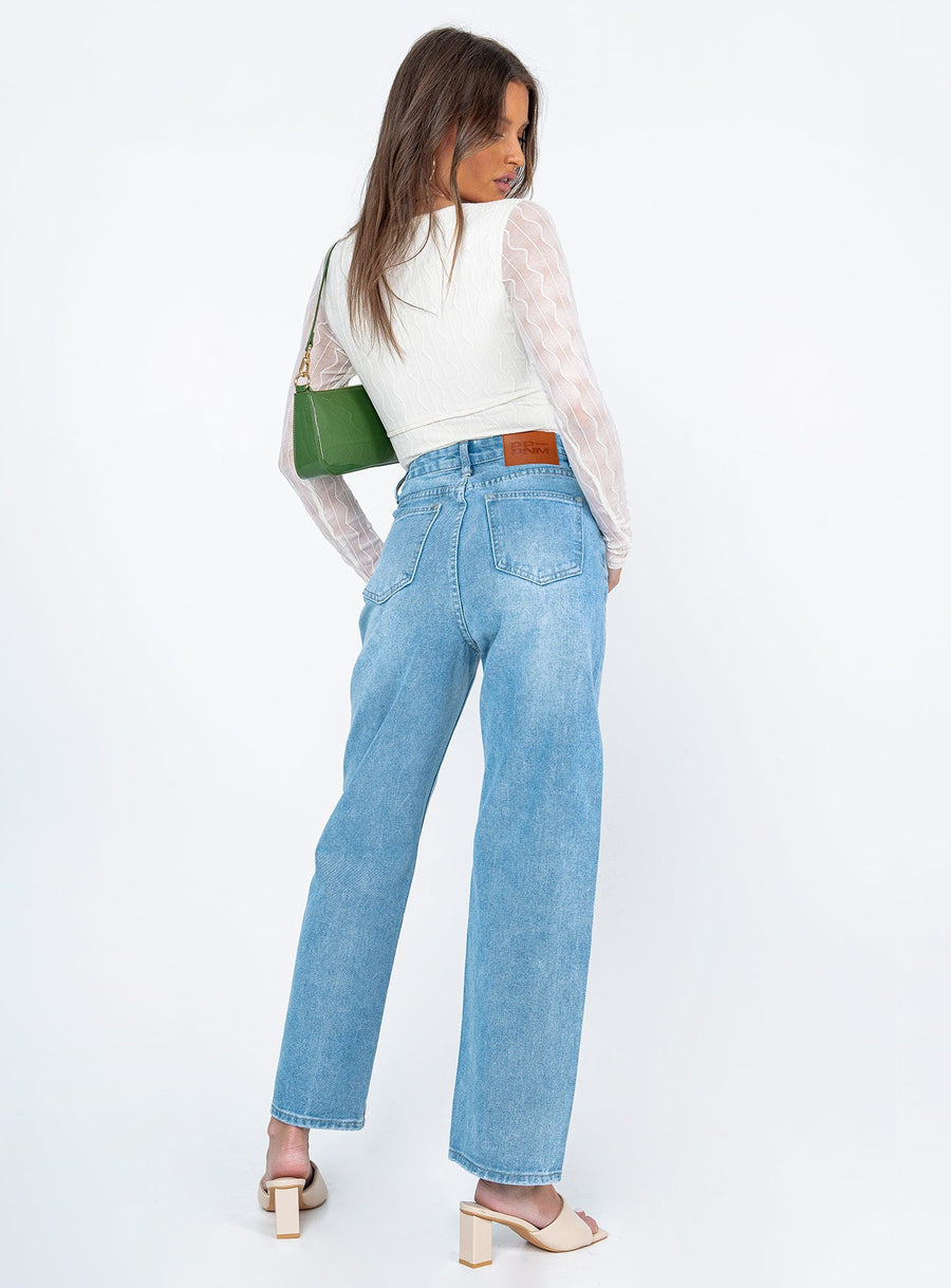Feilding Wide Leg Denim Jeans
