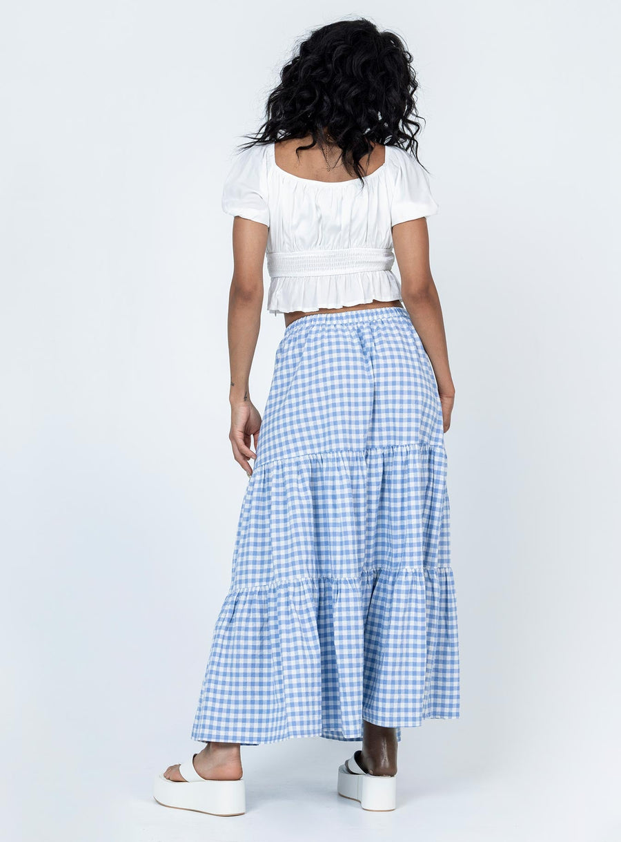 Hale Midi Skirt Blue