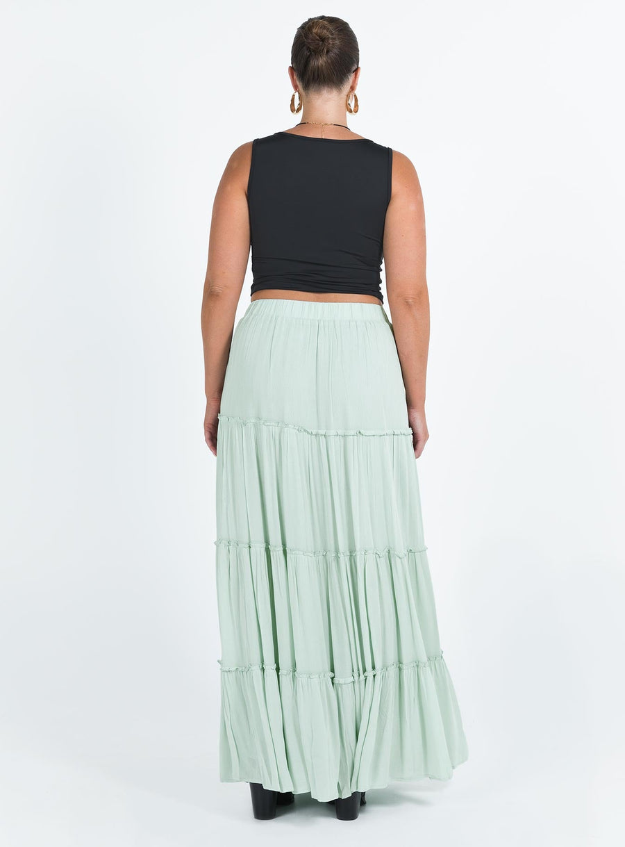 Miriah Maxi Skirt Sage