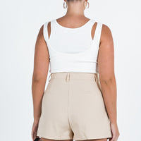 Seize The Day Shorts Beige