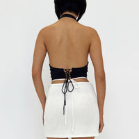 Maisie Mini Skirt White