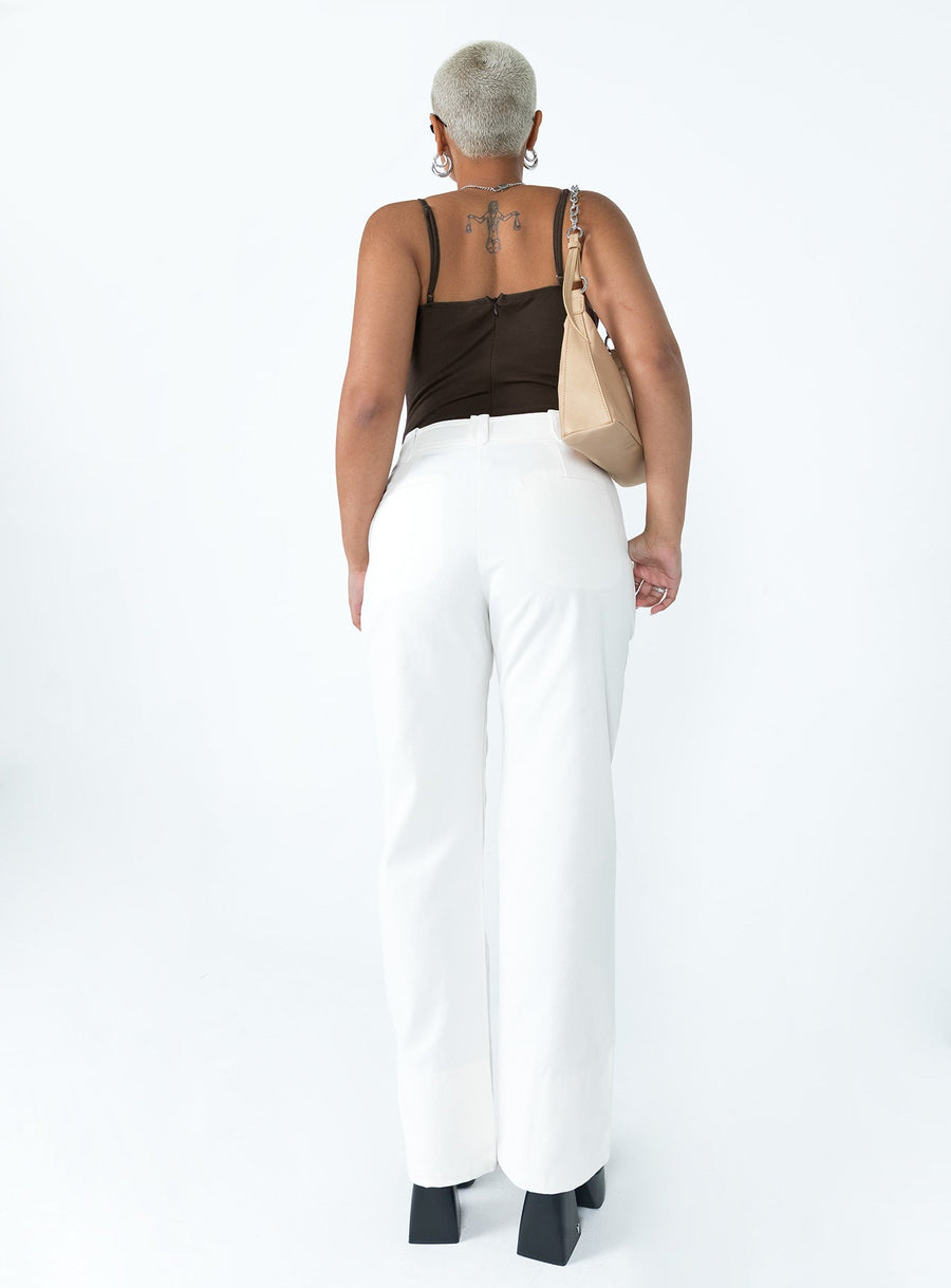 The Burton Pants White