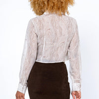 Lela Mini Skirt Brown
