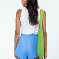 Ines Fleece Shorts Blue