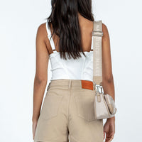 Florence Denim Shorts Brown