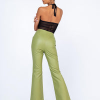 Harvey PU Pants Green