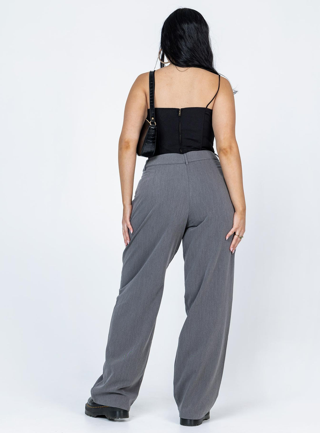 Motel Sakaria Trouser Tailoring Charcoal