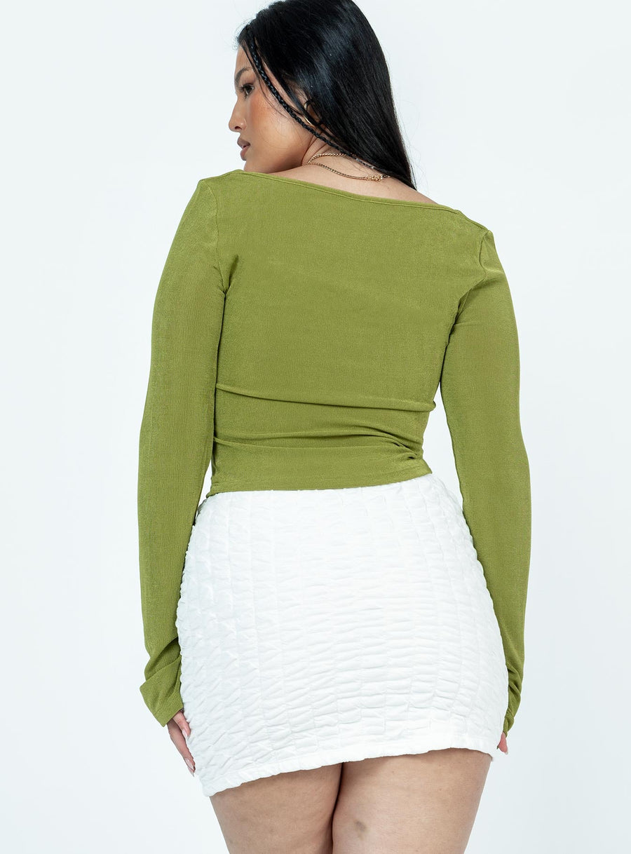 Cadence Mini Skirt White