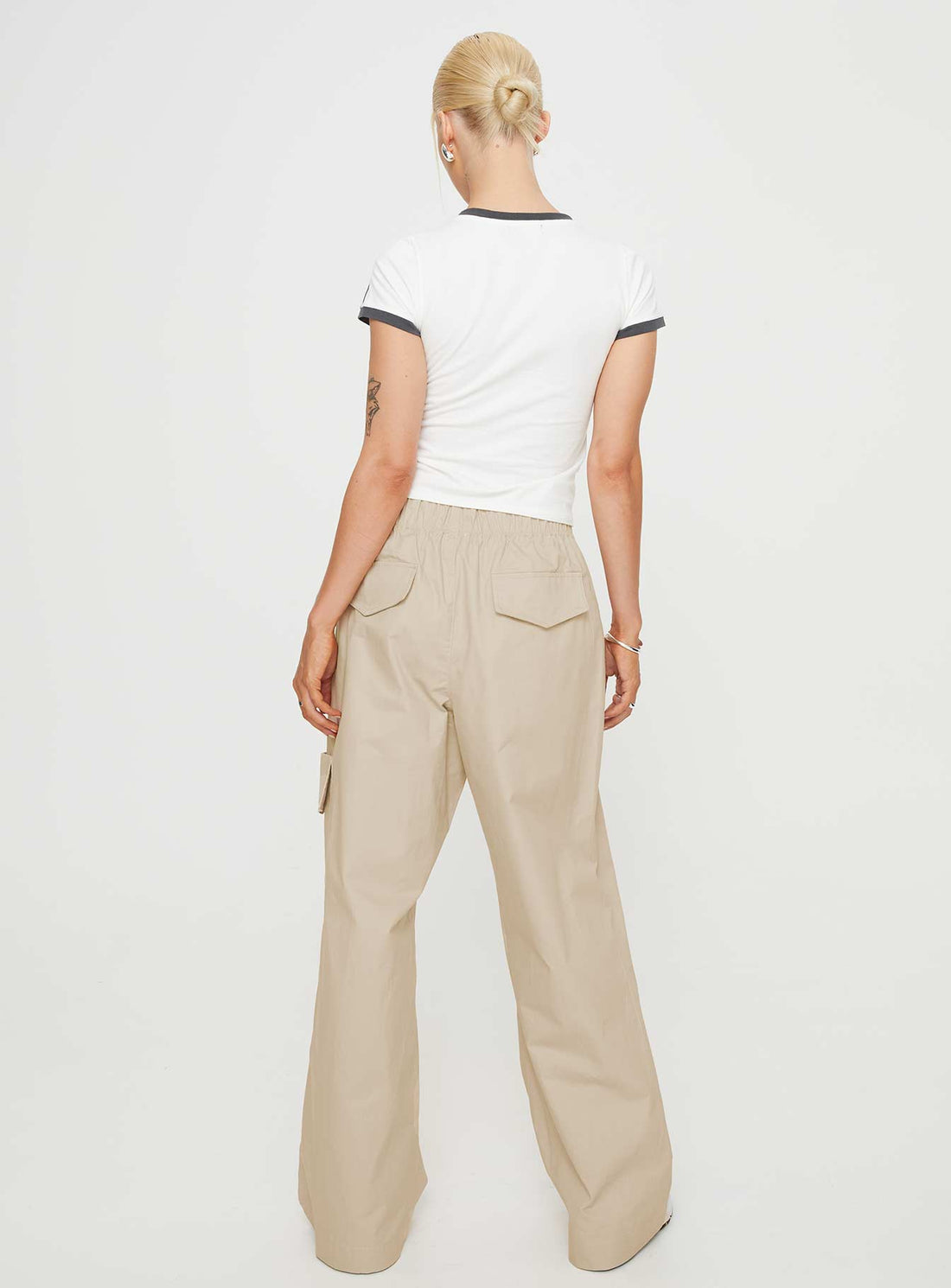Isadore Cargo Pants Beige