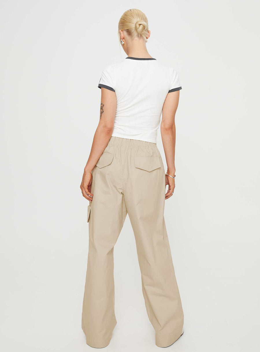 Isadore Cargo Pants Beige